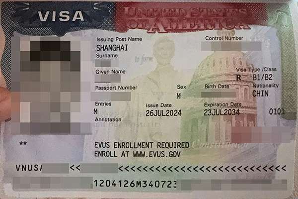 美国商务签证成功案例
