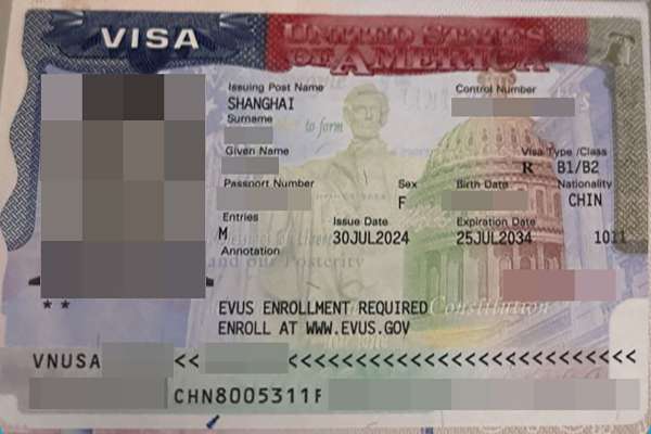 美国旅游签证成功案例