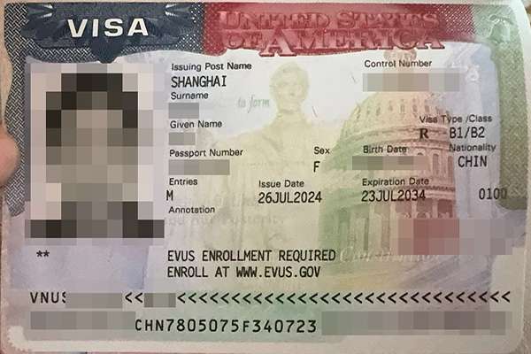 美国旅游签证成功案例